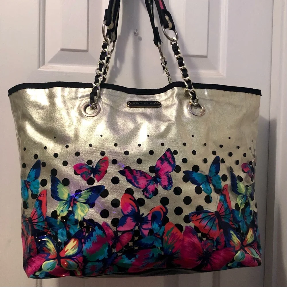 Betsey Johnson Butterfly Tote Y2K rare! - Picture 2 of 10